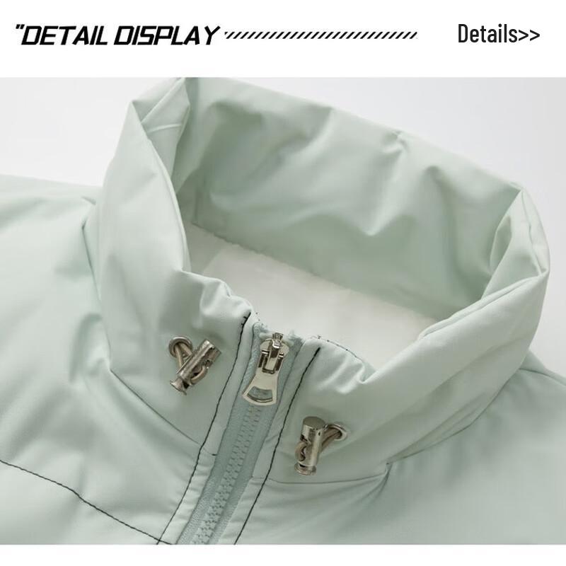 Snoopy Men's Gradient Stand-Collar Puffer Jacket