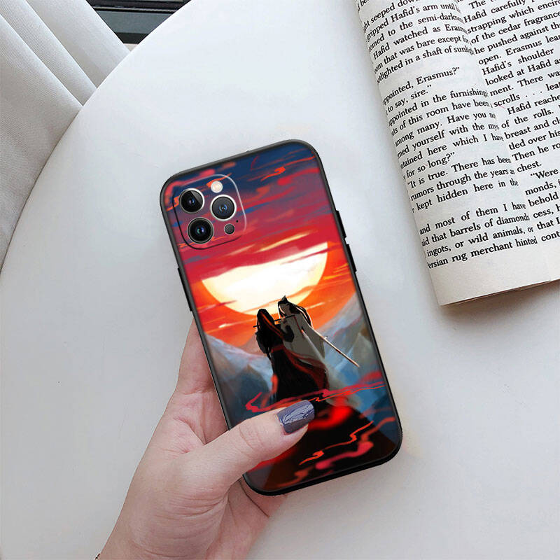 MH91 Mo Dao Zu Shi Phone Shell Case for iPhone 7 8 11 12 13 14 15 16 17 16E XS Pro Max XR X SE Air