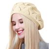 1Pcs Knitted Beret Women's Solid Color French Artist Casual Brimless Autumn Fashion Warm Atmosphere Literature and Art