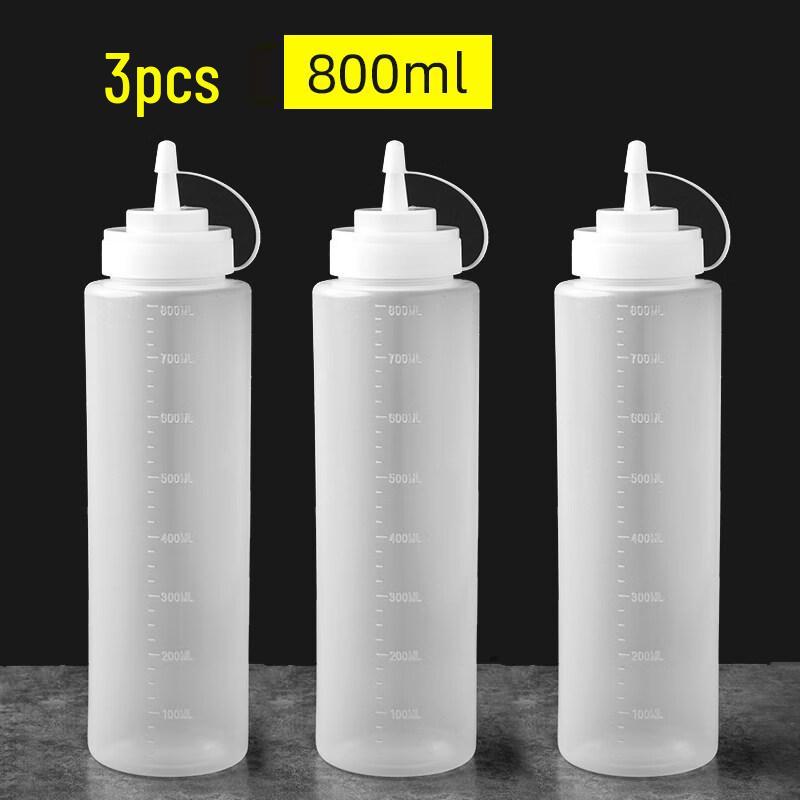 ZISIZ Plastic Squeeze Sauce Bottle