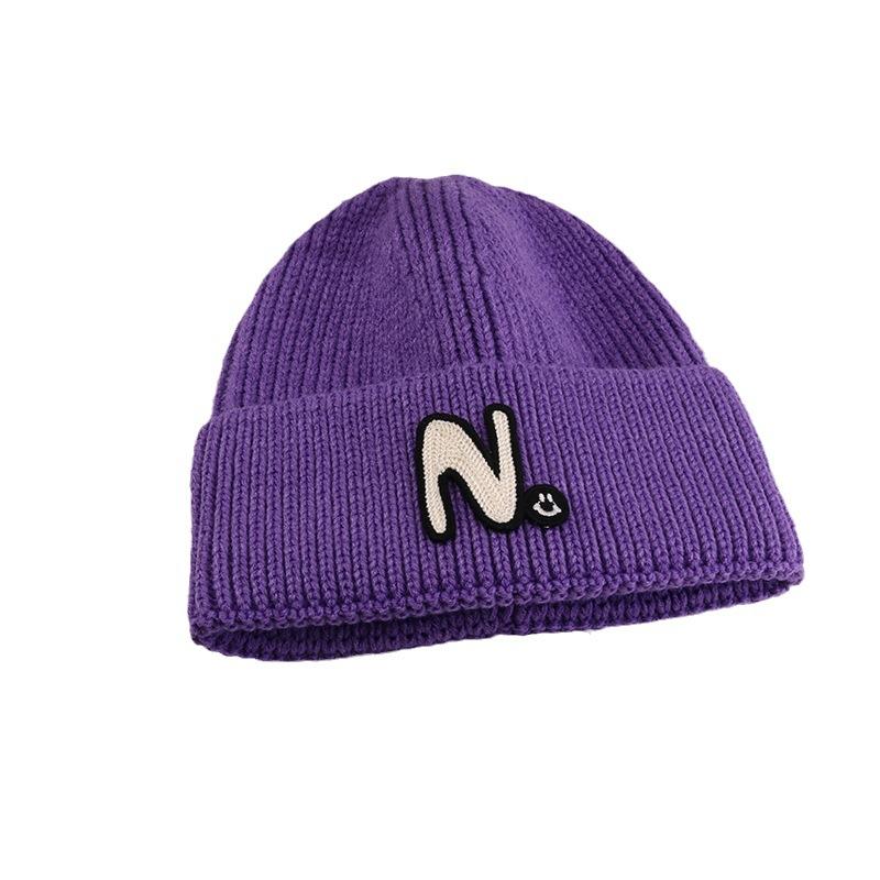Women's Autumn and Winter New Dopamine Wool Hat Korean Versatile Knitted Hat Student Outdoor Warm Face Showing Small Cold Hat