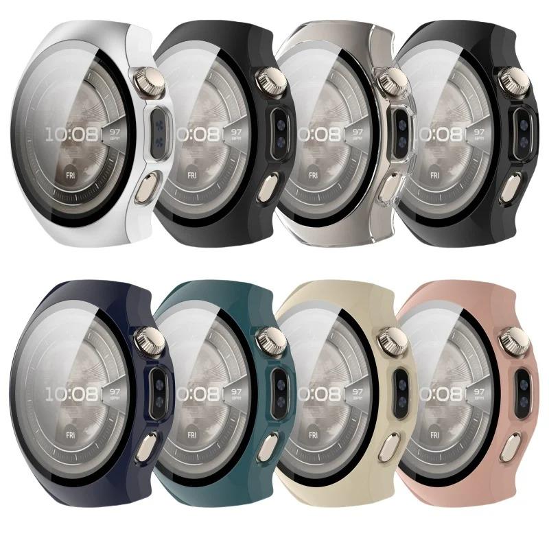 Hard PC Case Glass For Huawei Watch 5 42mm 46mm Cover All-Around Screen Protector Bumper for Huawei Watch5 46mm 42mm Cover Shell
