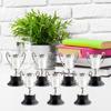 10Pcs Mini Trophies Plastic Trophy Award Eye-catching Mini Desktop Trophy Ornaments for Party Favors Props