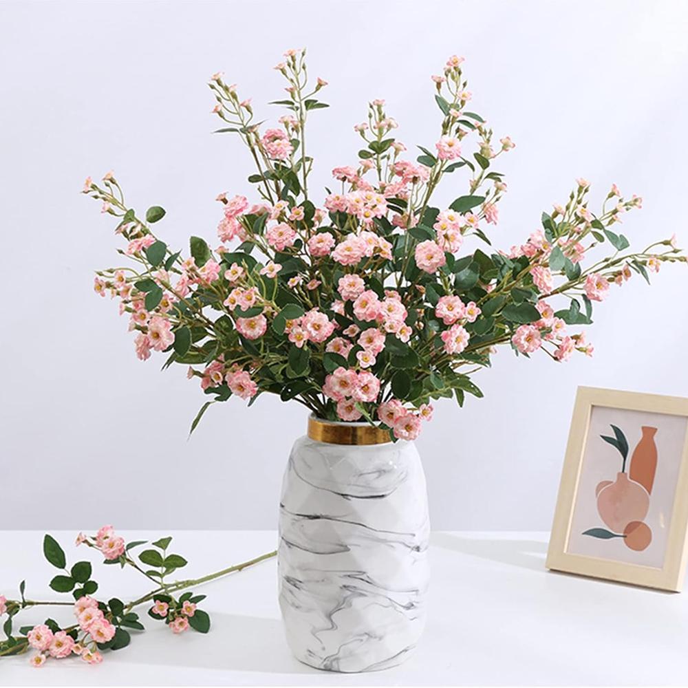 1/4PCS Artificial Flowers Daisy Home Room Table Decoration Yard Garden DIY Gift Wreath Material Wedding Bridal Bouquet Accessory