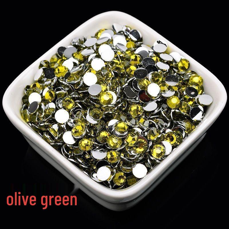 2-6mm Round Flatback Resin Rhinestones for DIY Phone Cases & Nail Art - Imitation Austrian Design