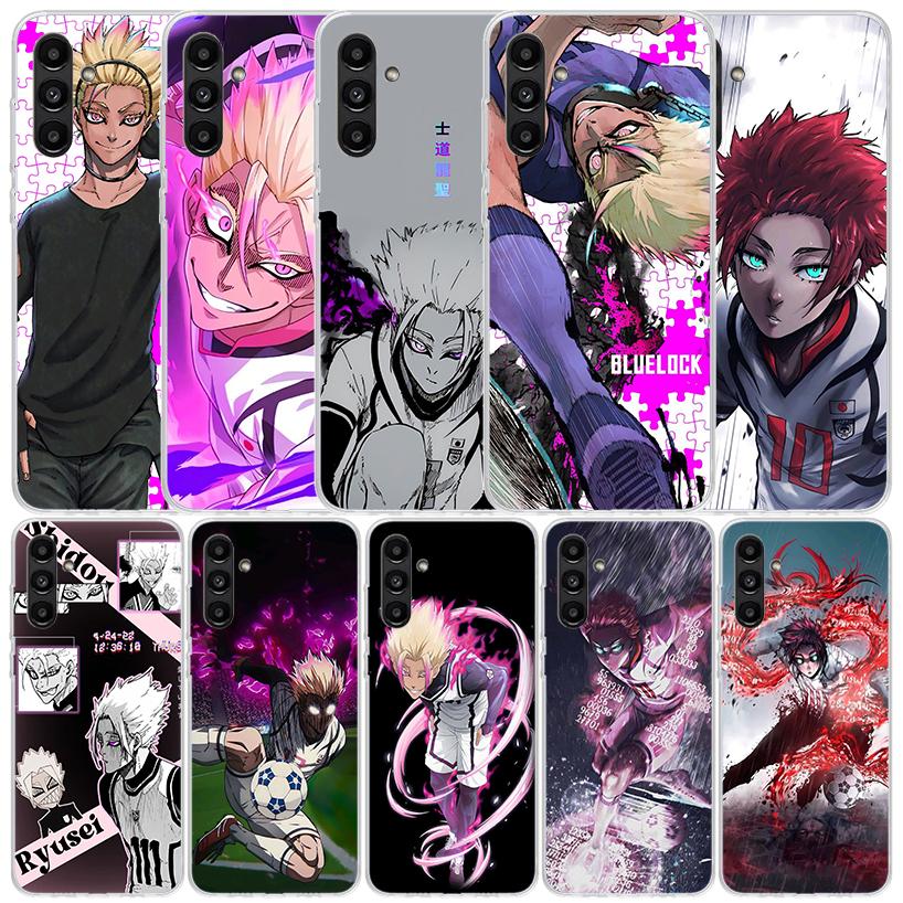 Blue Lock Shidou Ryusei Cover for Samsung Galaxy A17 A37 A57 A16 A26 A36 A56 A15 A14 A55 Phone Case A13 A53 A25 A35 A24 A34 A23