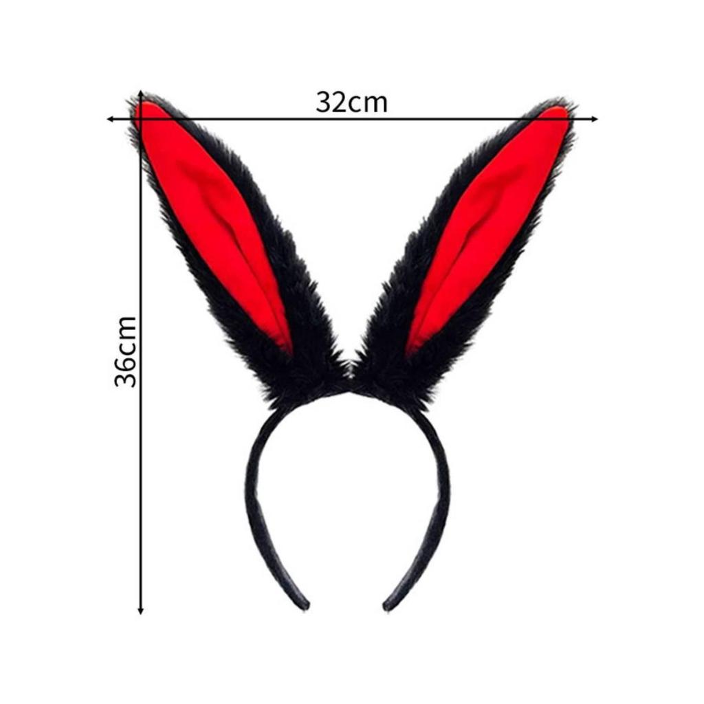 Soft Bunny Ears Headband Comfortable for Festive Photographs