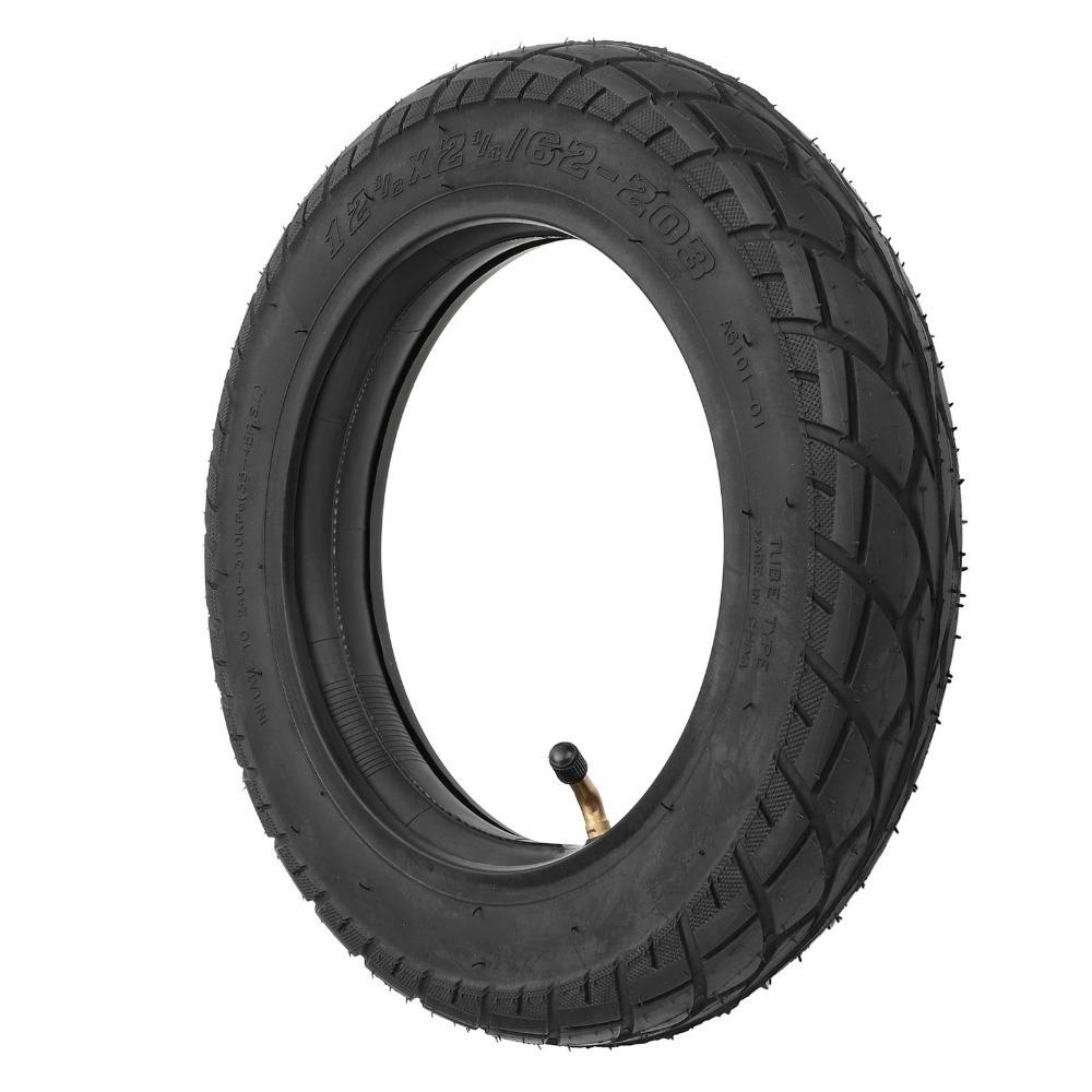 12 1/2 x 2 1/4 (62-203) Elektrikli Scooter Lastiği 12 İnç Patlamaya Dayanıklı Yedek Lastik Kauçuk Siyah Elektrikli Bisiklet Lastiği