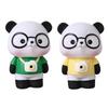 Panda Sculpture Valentine's Day Ornament Cartoon Cute Piggy Bank for Bedroom