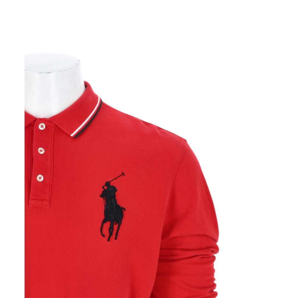 Zweites Leben - Langarm-Polo für Herren Big Pony - Ausgezeichneter Zustand