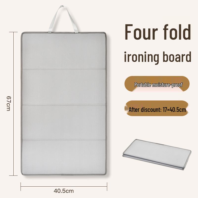 Compact Folding Garment Steamer with Ironing Mat - Ideal for Home, Dorm, and Student Use.
