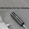 1 rasoio elettrico compatto e pratico per uomo, ricaricabile tramite USB, Wet & Dry, facile da usare con un solo pulsante, perfetto per casa, auto e viaggi!