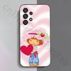 Strawberry Shortcakes Phone Case For Samsung S9,S10,S20,S10,S21,S25,S24,S23,Ultra,FE,Plus,Lite,Soft Silicone Black Cover