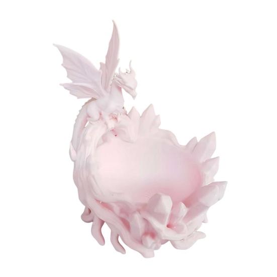 Yousheng Dragon Storage Bowl, 3D Printed Decorative Key Jewelry Holder for Entryway Desktop Dressing Table, Unique Fantasy Home Decor Gift