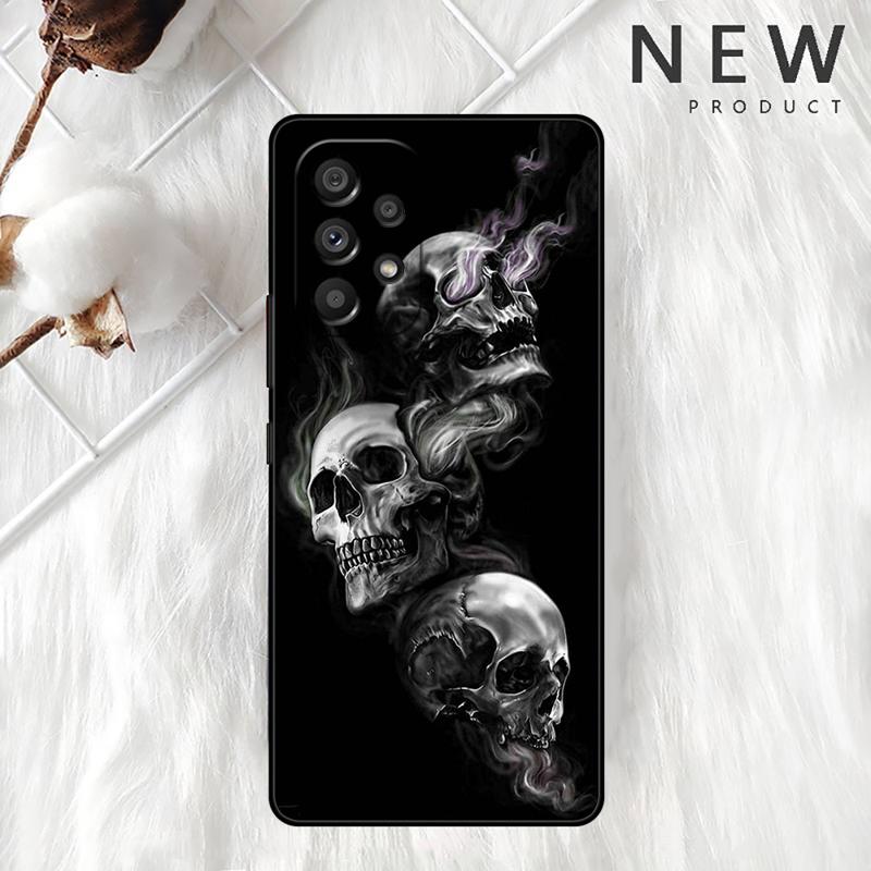 Grim Reaper Skull Case For Samsung Galaxy A54 A52 A14 5G A53 A12 A13 A71 A23 A34 A33 A21s Phone Cover