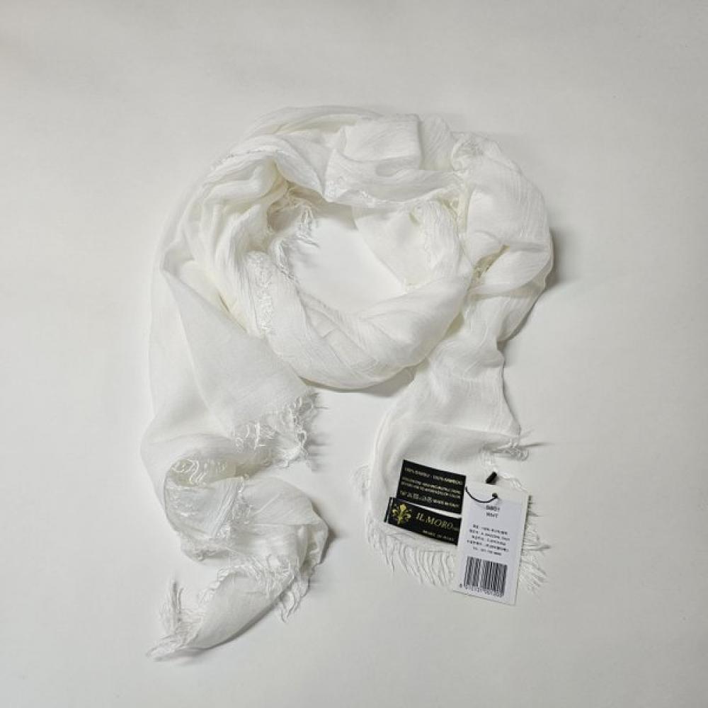 Il Moro Scarf 01 White Bamboo Single option