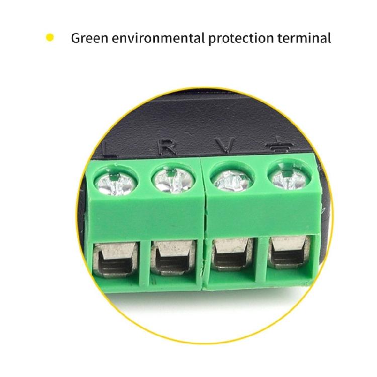 3.5mm 4 Pin Male/Female Connector Terminal 4Pin Earphone Adapter To Headphone Stereo Plug Solderless for Recording