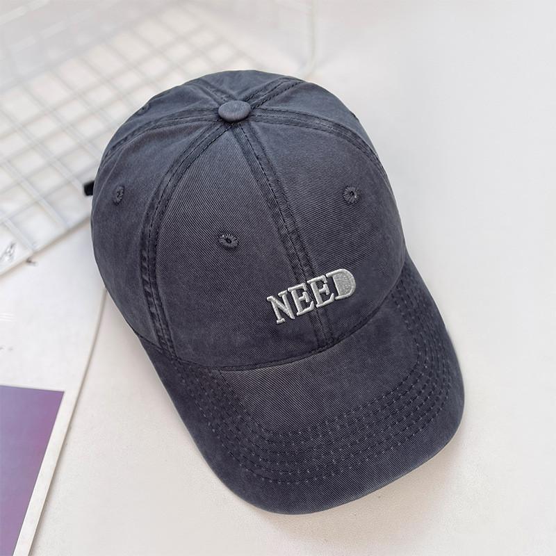 Need Letter Embroidery Baseball Cap With Adjustable Fit For Sun Protection And Casual Wear