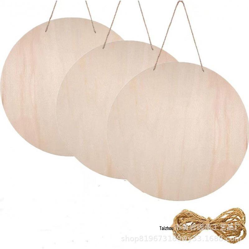 

В наличии Необработанные Деревянные Круглые Заготовки для DIY Поделок, Подвесок на Дверь и Гравировки