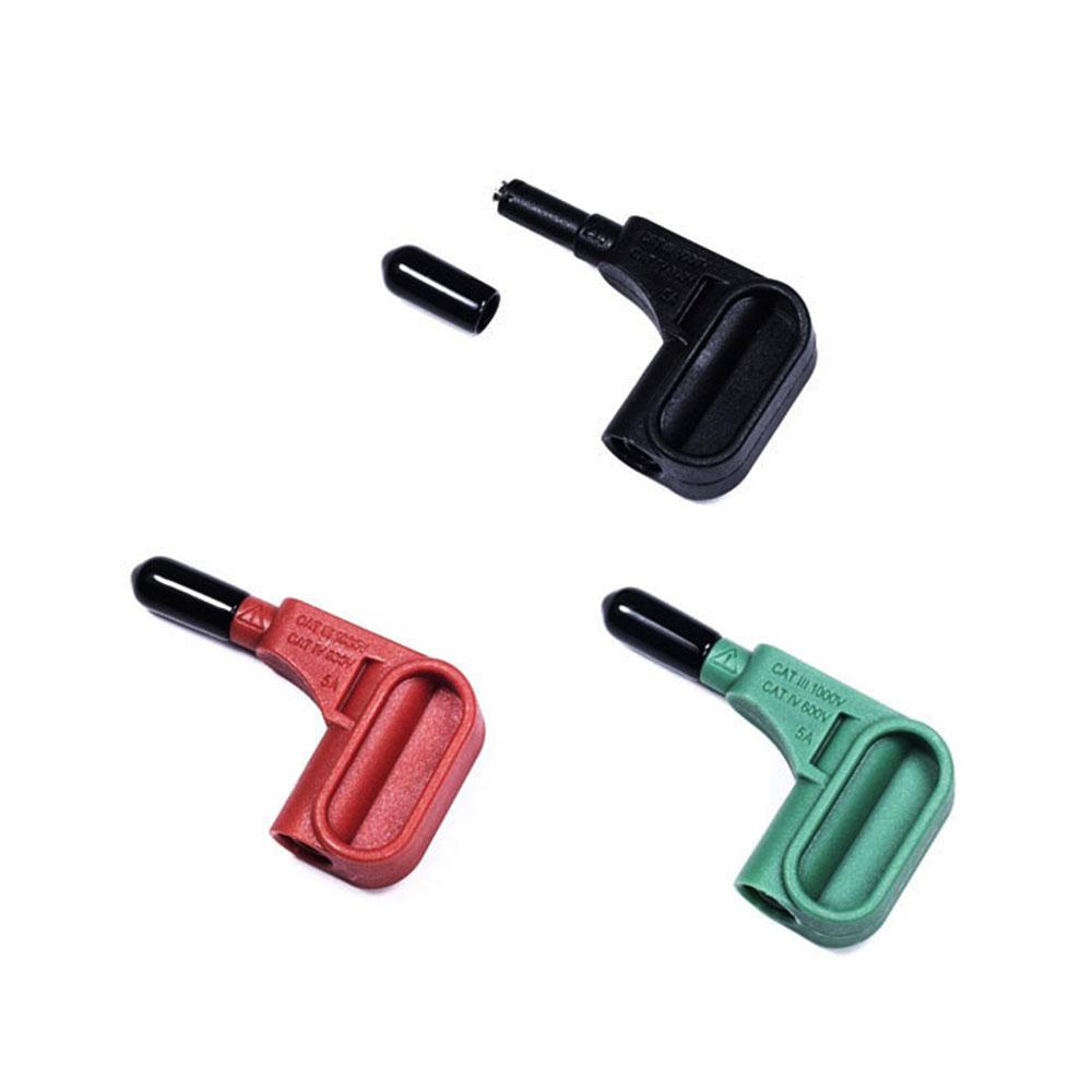 3PCS Diy Electronic Multimeter Magnetic Head 4mm Banana Plug Solderless Fast Magnet Probe Terminal Multimeter Accessories Tools