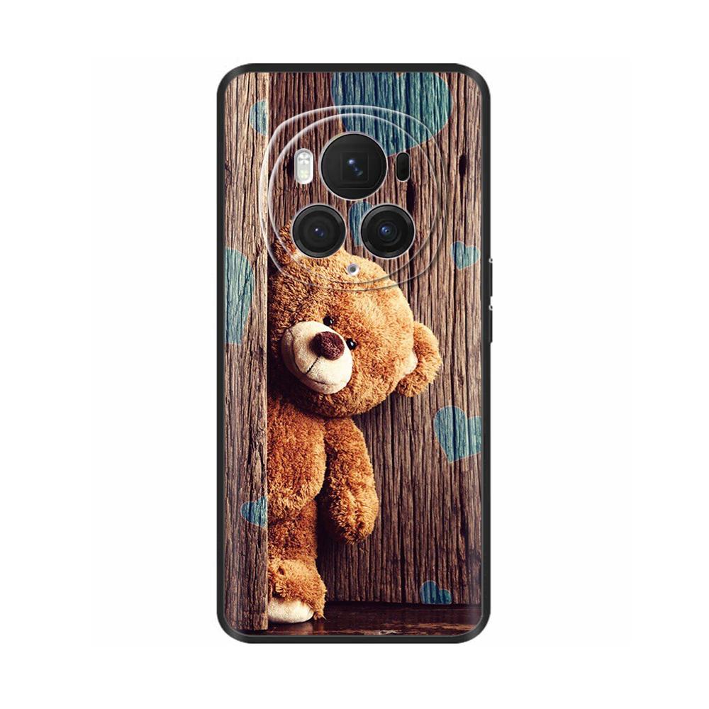 For Honor Magic6 Pro 5G Case Back Cover For Honor Magic6 5G Soft Black Silicone Fashion Phone Case For Magic 6 Pro Coque Fundas