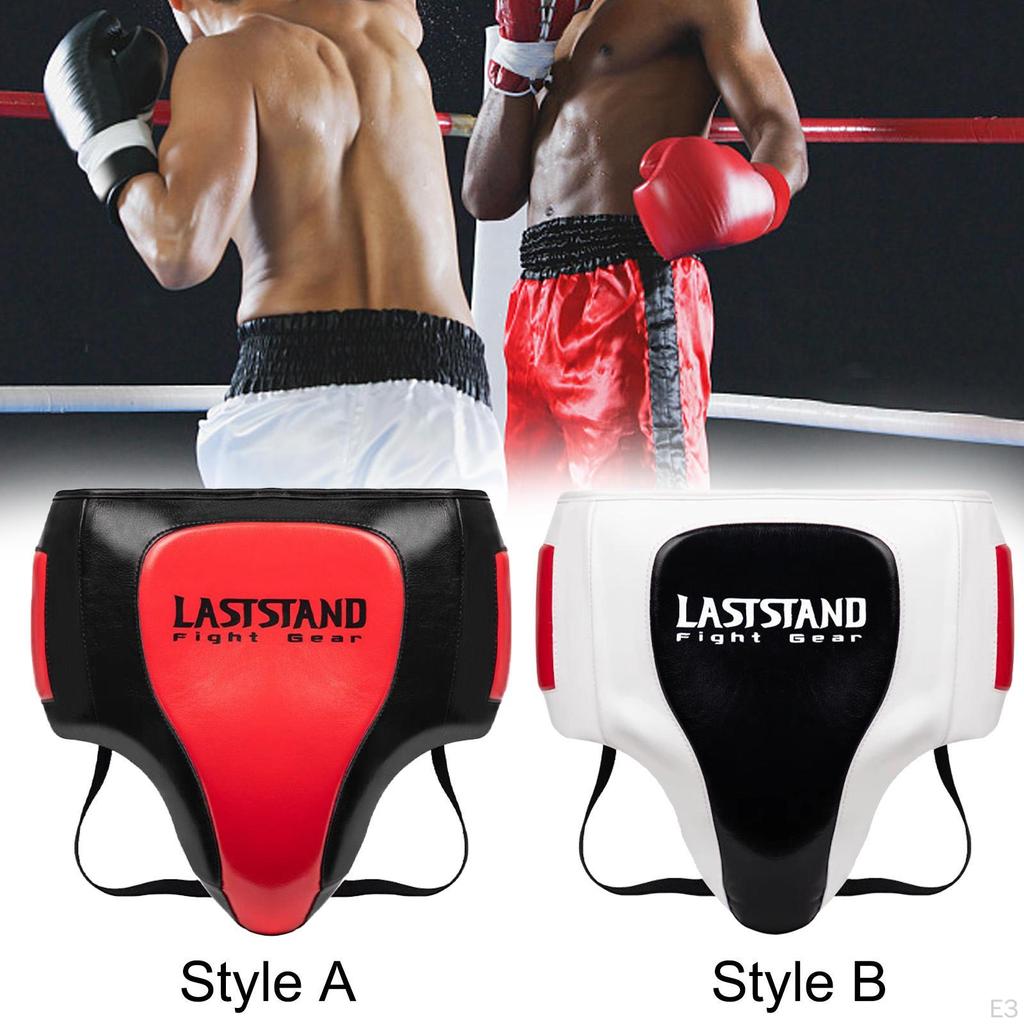 Boxing Groin Protector Abdominal Guard Cup for Karate Fighting
