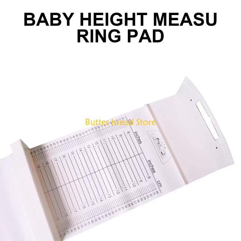 W89C Foldable Baby Height Measuring Mat, Infant Growth Tracking Mat Height Measuring Ruler for Monitoring Infant Baby Growth