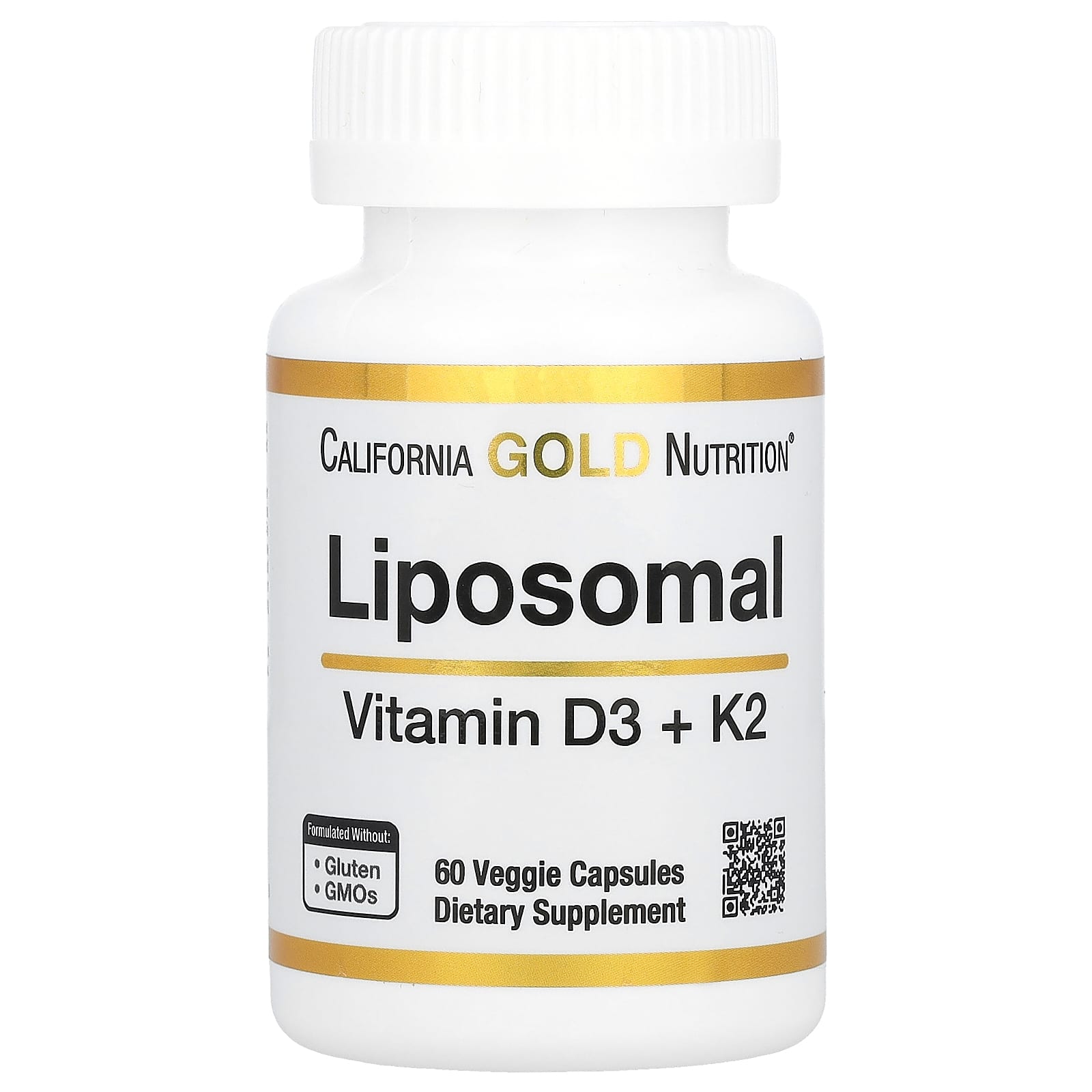 

Liposomal Vitamin K2+ D3, 60 Veggie Capsules