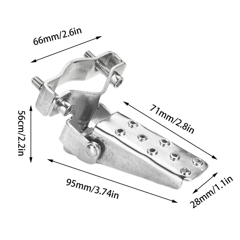 

Мотоциклетные складные задние комплекты 1 пара универсальных задних педалей тормоза, ножной рычаг, складные педали, противоскользящие задние комплекты для велосипеда серебряный