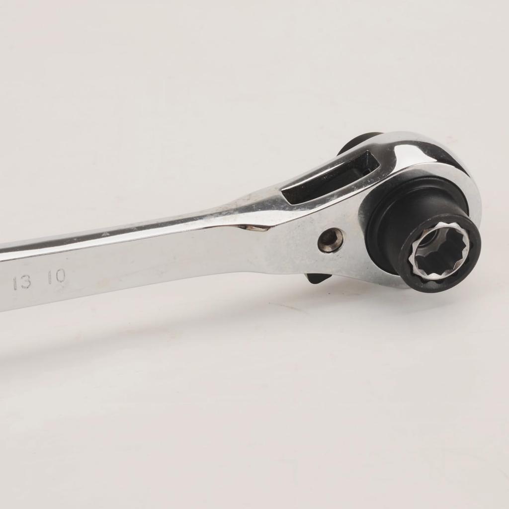 Ratchet 8 Sizes for Wrench, (8/10/12/13/14/17/19/21mm), Dual-Purpose Head, Open-End Wrench, Multifunctional, Maintenance.