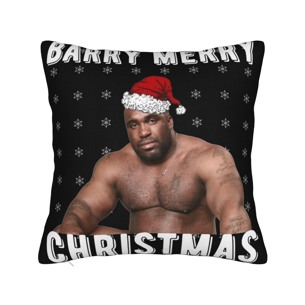 Decorative Pillow Cover Funny Barry Wood Meme Christmas Accessories Car Pillow Case Cover Zippered Multiple Sizes