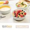 WishDeco Bowl Set of 4: Salad Bowls (600ml), Ramen Bowls, Soup Bowls, White, 15cm Diameter, Microwave and Dishwasher Safe.