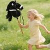 Realistic Plush Hobby Horse Soft Plush Hobby Horse Riding Stick Plush Horse Head  Performance Prop