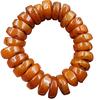 Utile braccialetto di perline di cera d'api ambra naturale alla moda Bracciale in ambra naturale