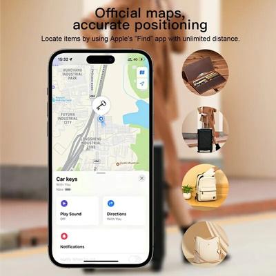 IPX8 Smart Bluetooth GPS Tag für Apple Airtags Funktioniert mit der Apple Find My APP zum Auffinden ID-Kartenhalter für iPhone MFI Artikel-Finder
