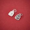 S925 Sterling Silver Conch Pendant Tibetan Whelk Charm for DIY Bracelets, Necklaces, and Jewelry Accessories