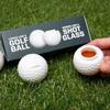 ABS Golf Style Creative Glass Gift For Golf Enthusiasts Golf Ball Glass With Lid Creative Golf Glass