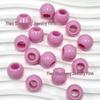 Acrylic Macaron Large Hole Round Beads for DIY Children's Bracelets and Jewelry Making