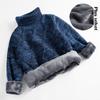 Winter Boy Kids Thick Knitted Bottoming Shirts Solid High Collar Pullover Sweater Baby Boys Sport Clothes