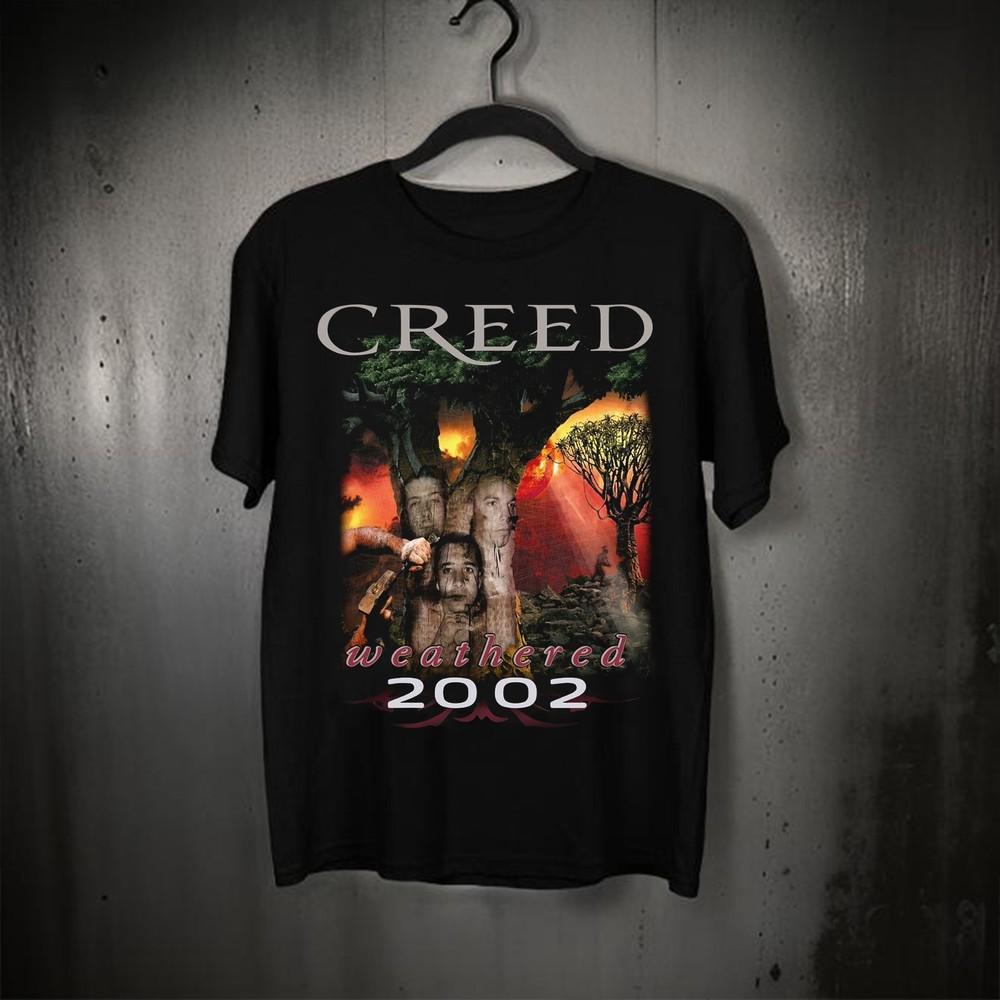 

Винтажная унисекс футболка CREED BAND для концертов S-235XL 15D475 L