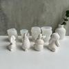Easter Rabbit Candle Mold DIY Aromatherapy Gypsum Silicone Mold Birthday Gift Small Rabbit Silicone Mold for Window Display