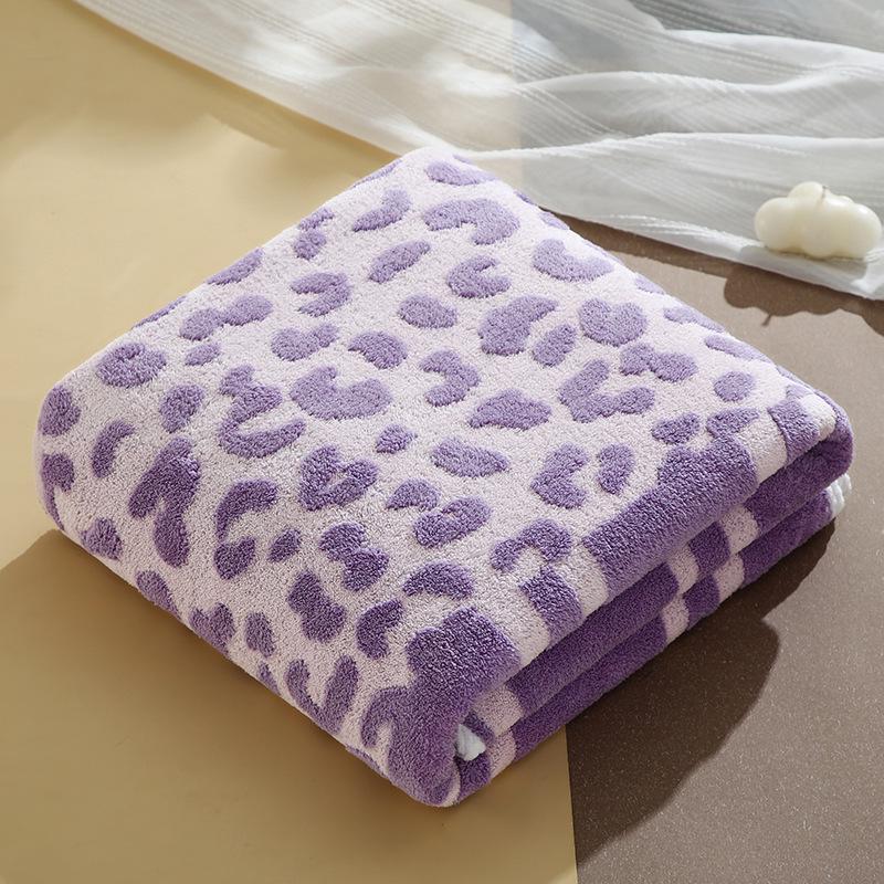 Coral Fleece Double-Sided Quick Dry Towels for Home - Mother-Child & Couple Set