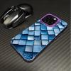Hree-Dimensional Honeycomb Pattern Technology Phone Case For IPhone 16  15 14 Plus 13 12 11 17 Pro Max Air 16e Luxury Hard Cover