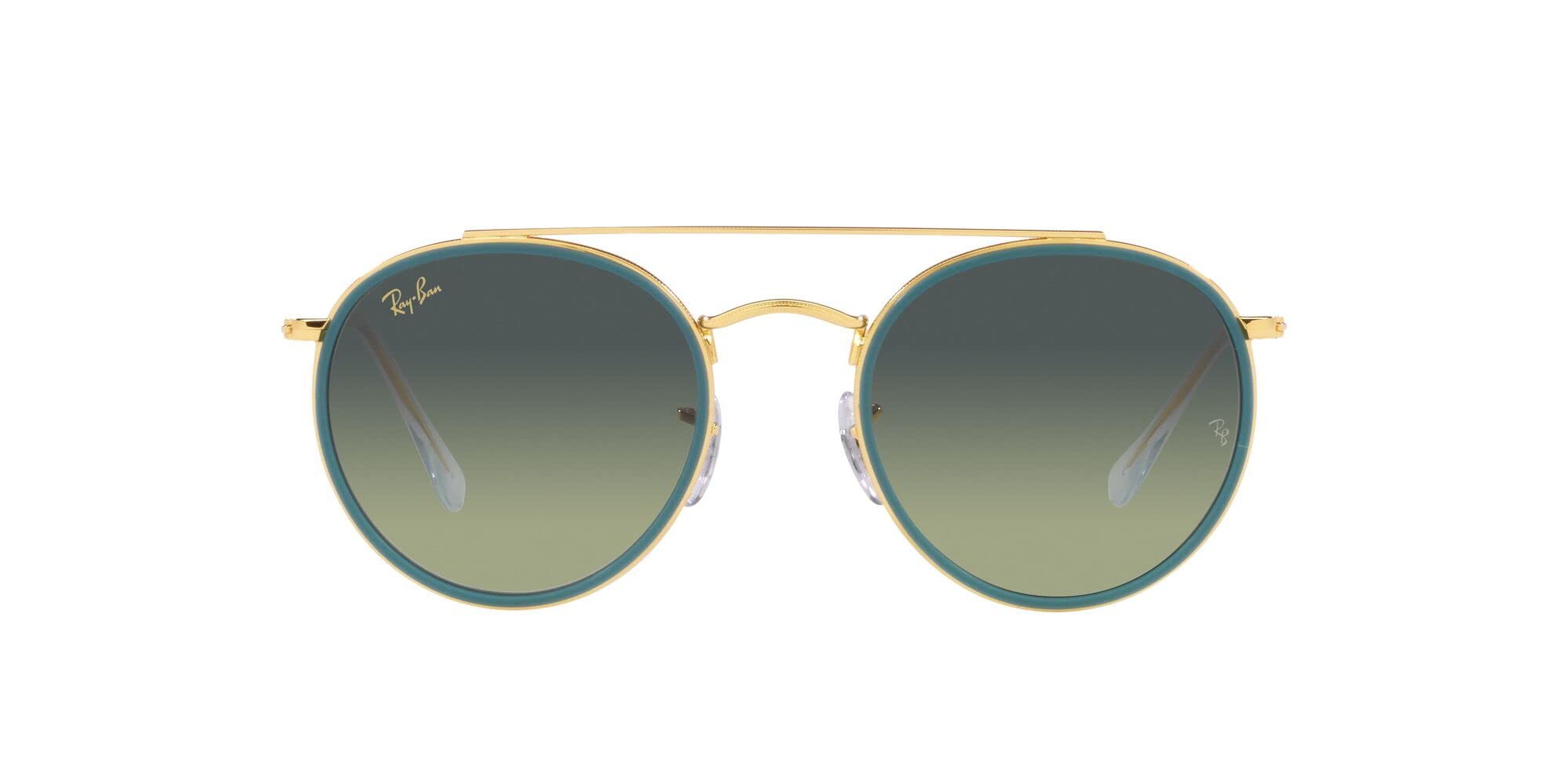 Sunglasses RB3647N Gold 51 Legend Matte Vintage Green Blue Gradient Lenses [Ray-Ban] + Green/Crystal