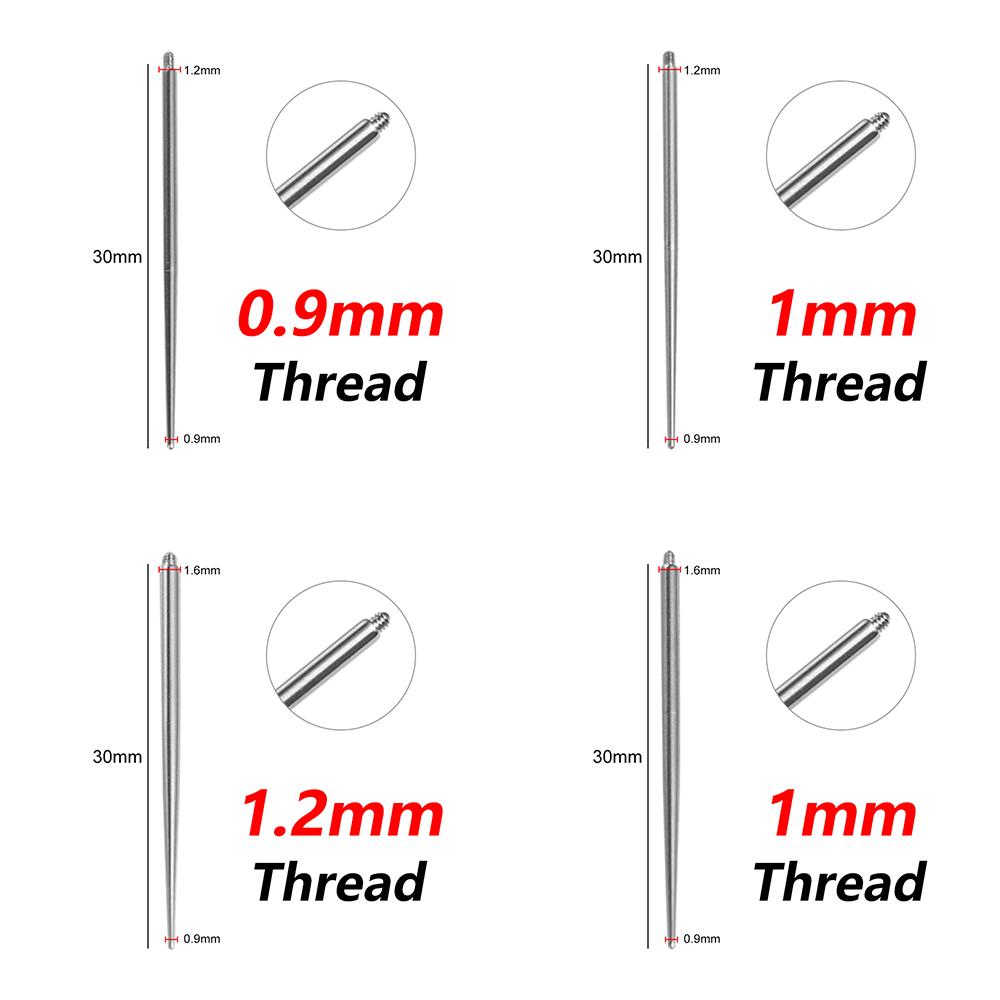 Nose Stud Puncture Connecting Pin Ear Stud Dermal Piercing Tool Body Piercing Tool Jewelry Tool