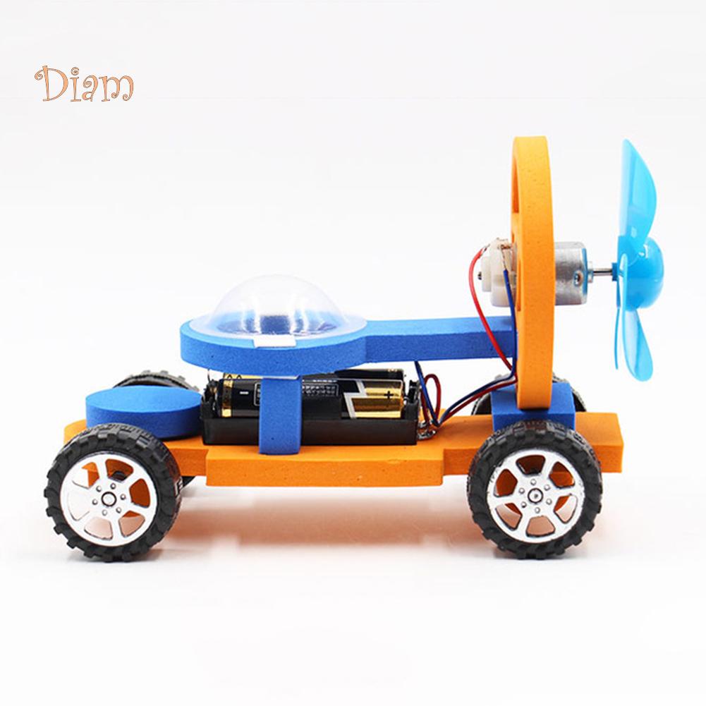 GIOCATTOLI E BAMBINI Fai da te Assemblaggio Auto da corsa elettrica Modello di esperimento scientifico Giocattoli educativi per bambini