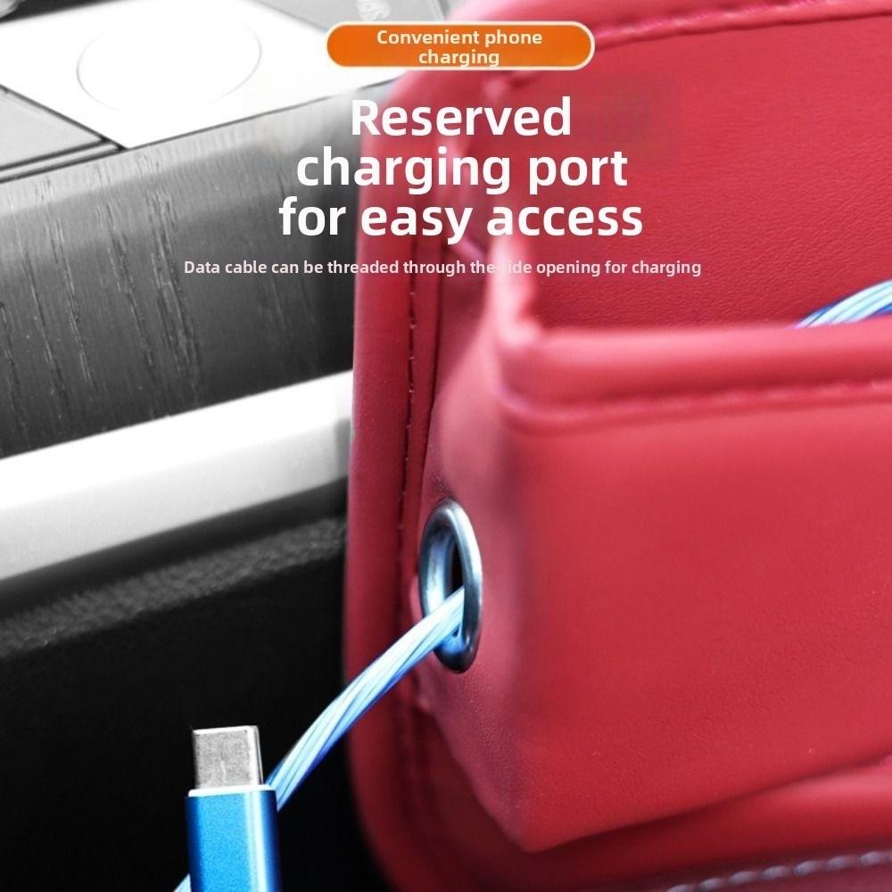 Universal Car Leather Storage Box Multifunction Car Seat Slit Gap Pocket  Auto Accessories