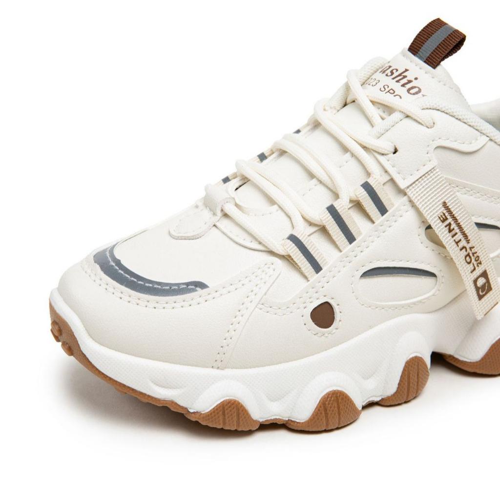 [Customized] New Spring and Autumn Wear-resistant Soft-soled Dad Shoes Women's Non-slip Sports Shoes Lightweight Fashion Casual Shoes