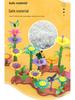 Children's Interlocking Flower Garden Building Blocks - DIY Assembly Toy Set