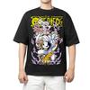2026 New One Piece Monkey D Luffy Haki Gear 5 Printed Short Sleeve Tshirt Mens and Womens Tshirt Mens Tops Sports Tshirt